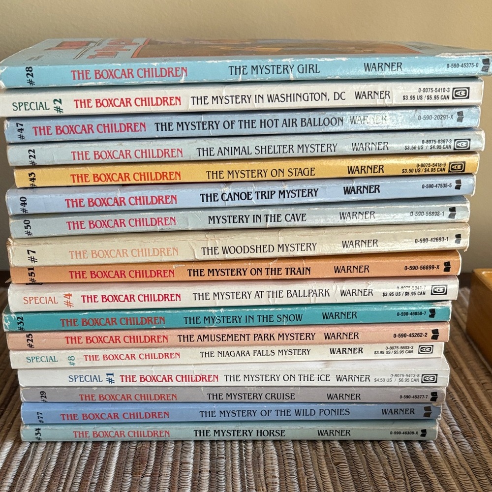 The Boxcar Children assortment of paperbacks